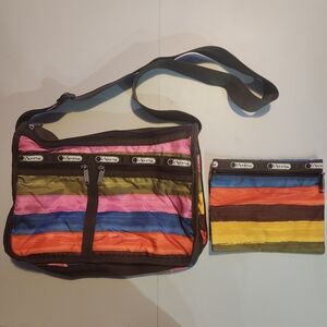 Lesportsac Multicolor Striped Bag